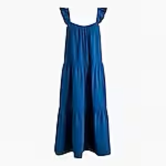 J. Crew Dresses Nwt Rufflestrap Gauze Maxi Dress Poshmark